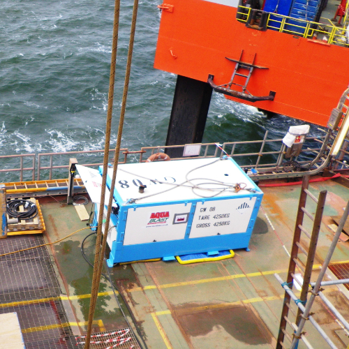 Aquablast UHP Pumpset offshore North Sea Aquablast UHP Pumpset offshore North Sea